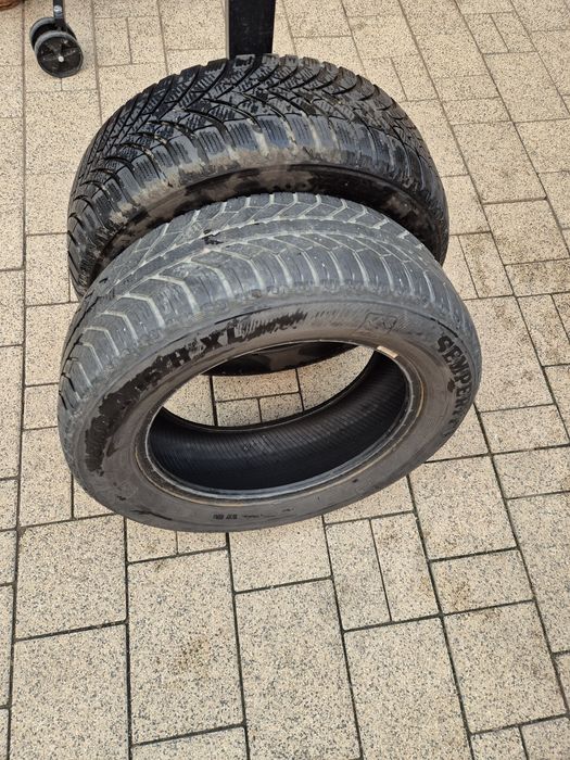 Vând 2 anvelope M+S 205/60/16 Semperit,( dot 2022,2018) -55lei