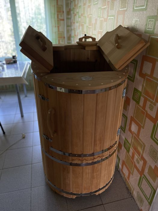 Продам кедровую бочку, домашняя баня)