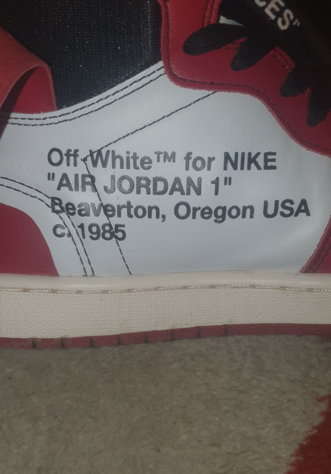 Air Jordan 1 High Off-White Chicago