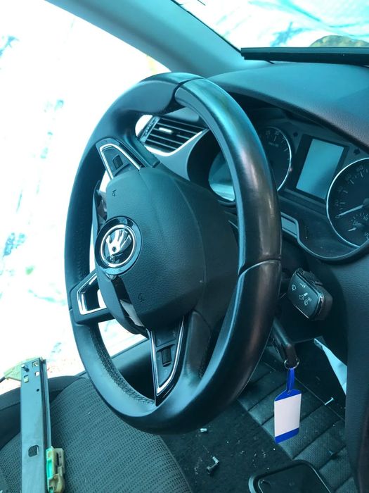 Volan cu comenzi fara airbag Skoda Octavia 3 2016 negru