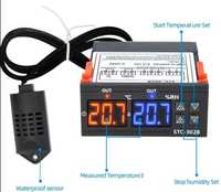 Controler termostat regulator temperatura umiditate STC 3028 220V