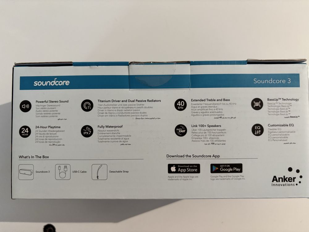 Boxa portabila Anker SoundCore 3 wireless bluetooth 5.0
