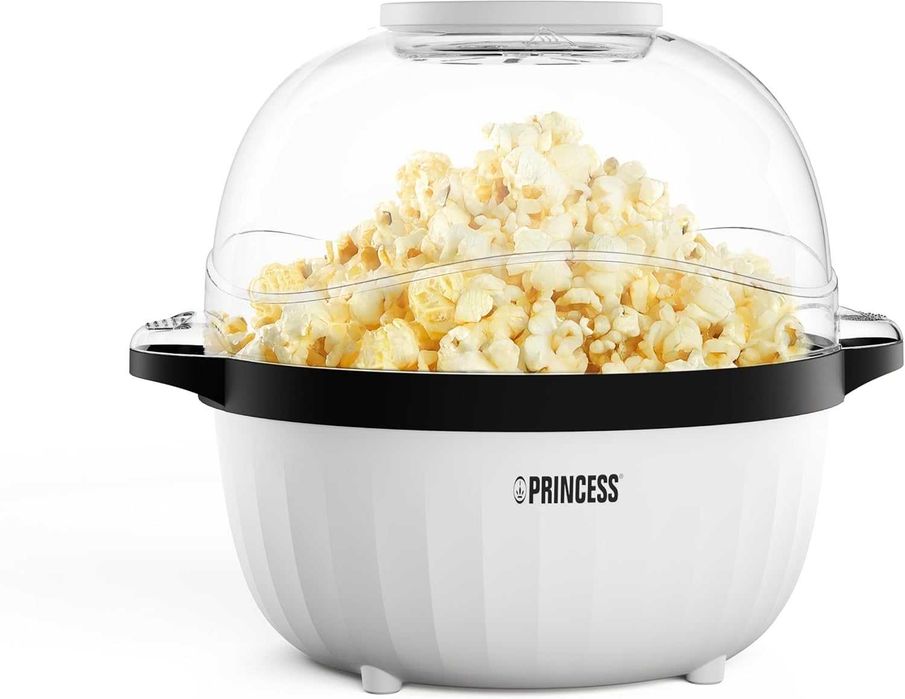 Уред за пуканки Princess 4.5L, блендер стик за перфектни пуканки, 450W