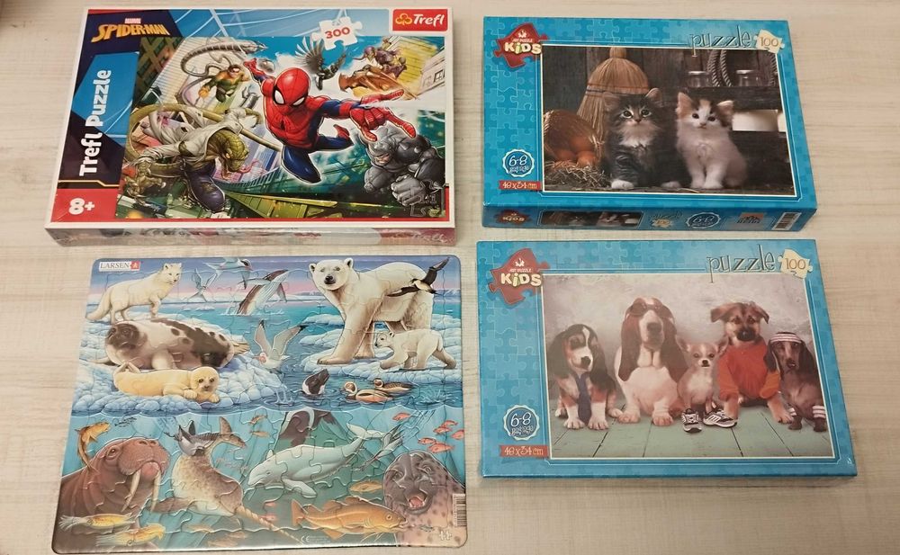 Пъзели, нови – 4 броя
