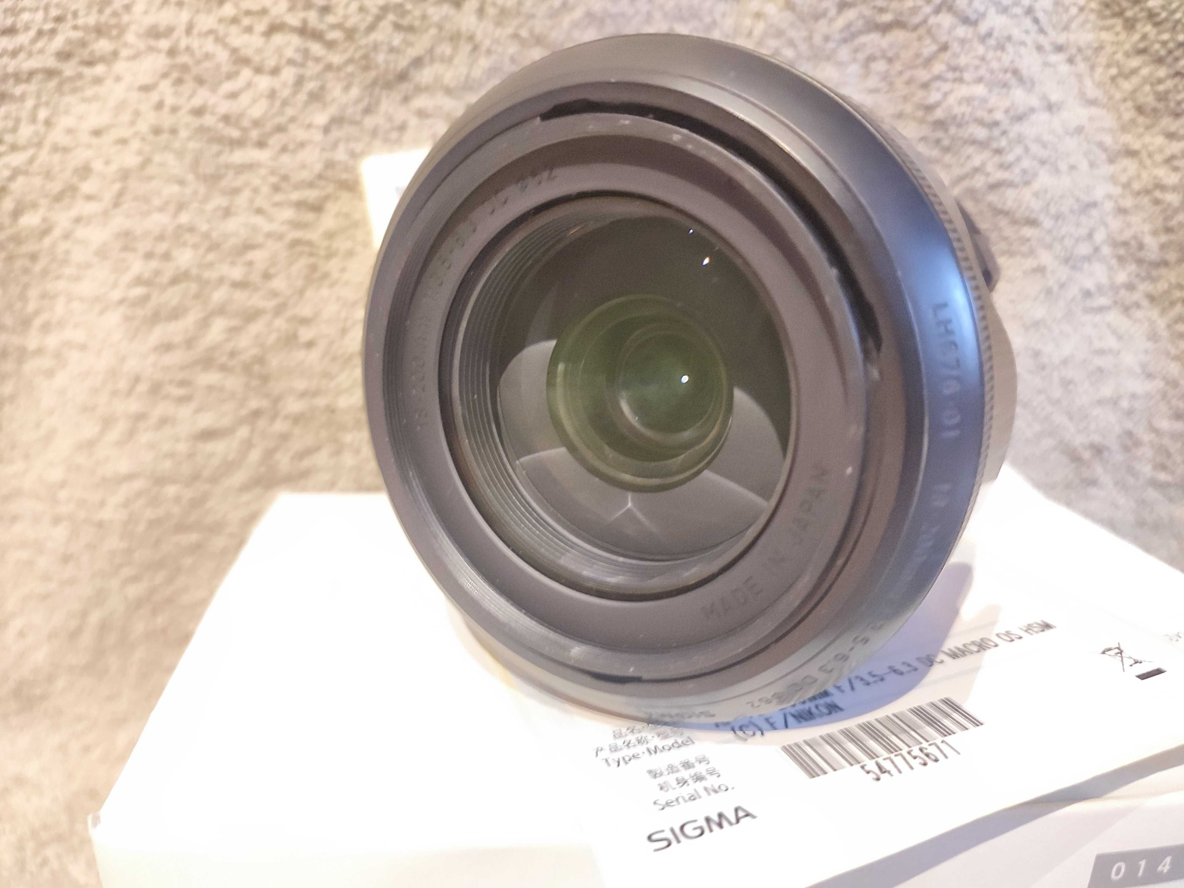 Obiectiv foto Sigma 18-200mm F/3.5-6.3DC OS HSM Macro (Nikon)