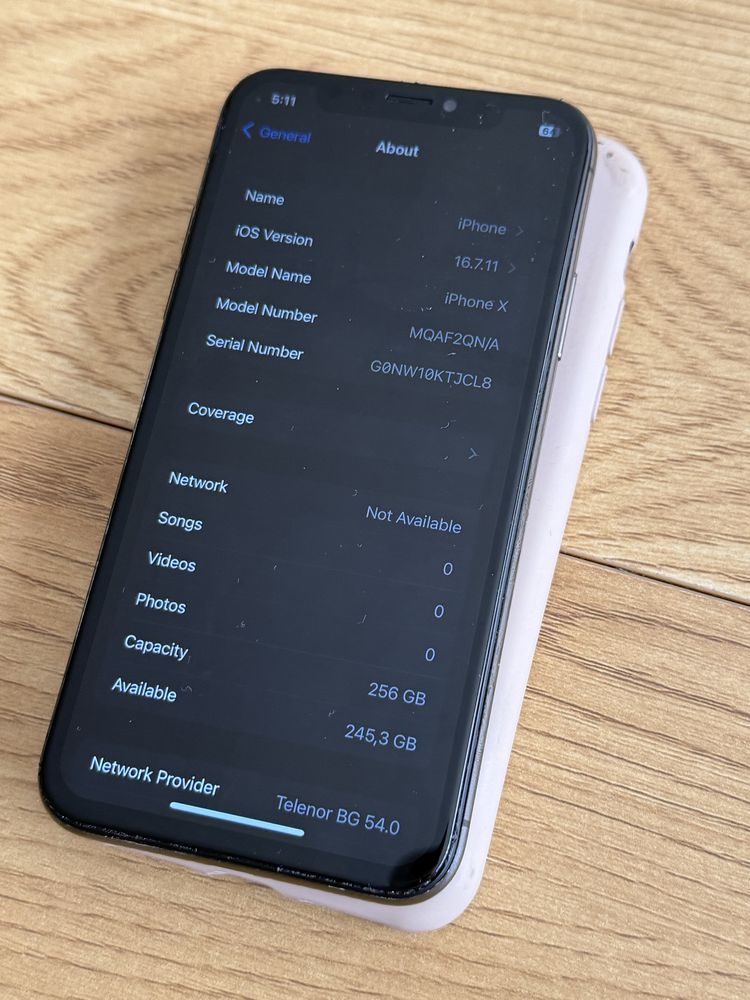 Бартер iphone X 256gb 100% батерия