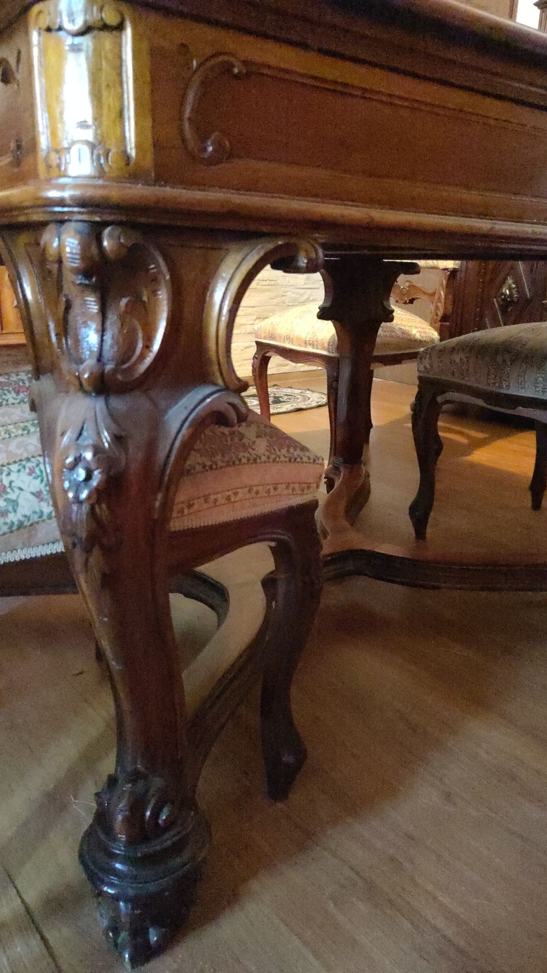 Set Rococo masa cu scaune antic vintage retro
