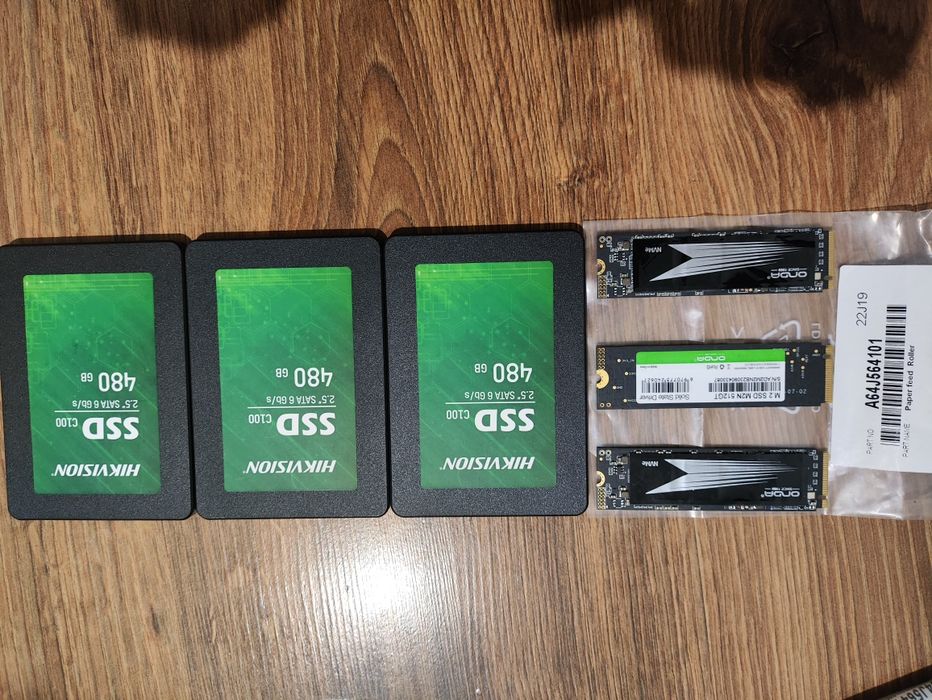 Новые SSD на 512 и 480 гигабайт