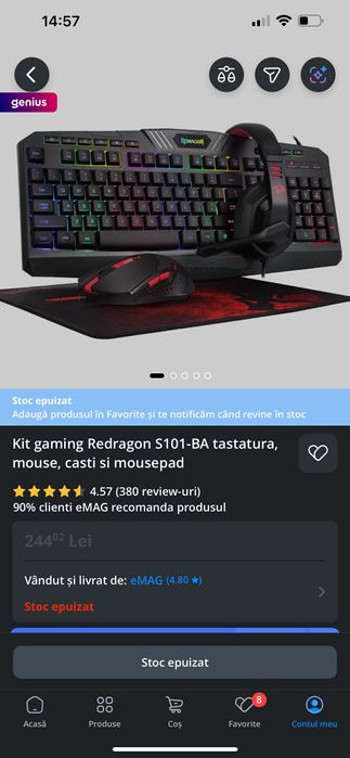 Setup Gaming Full, Pc+Monitor+Accesorii