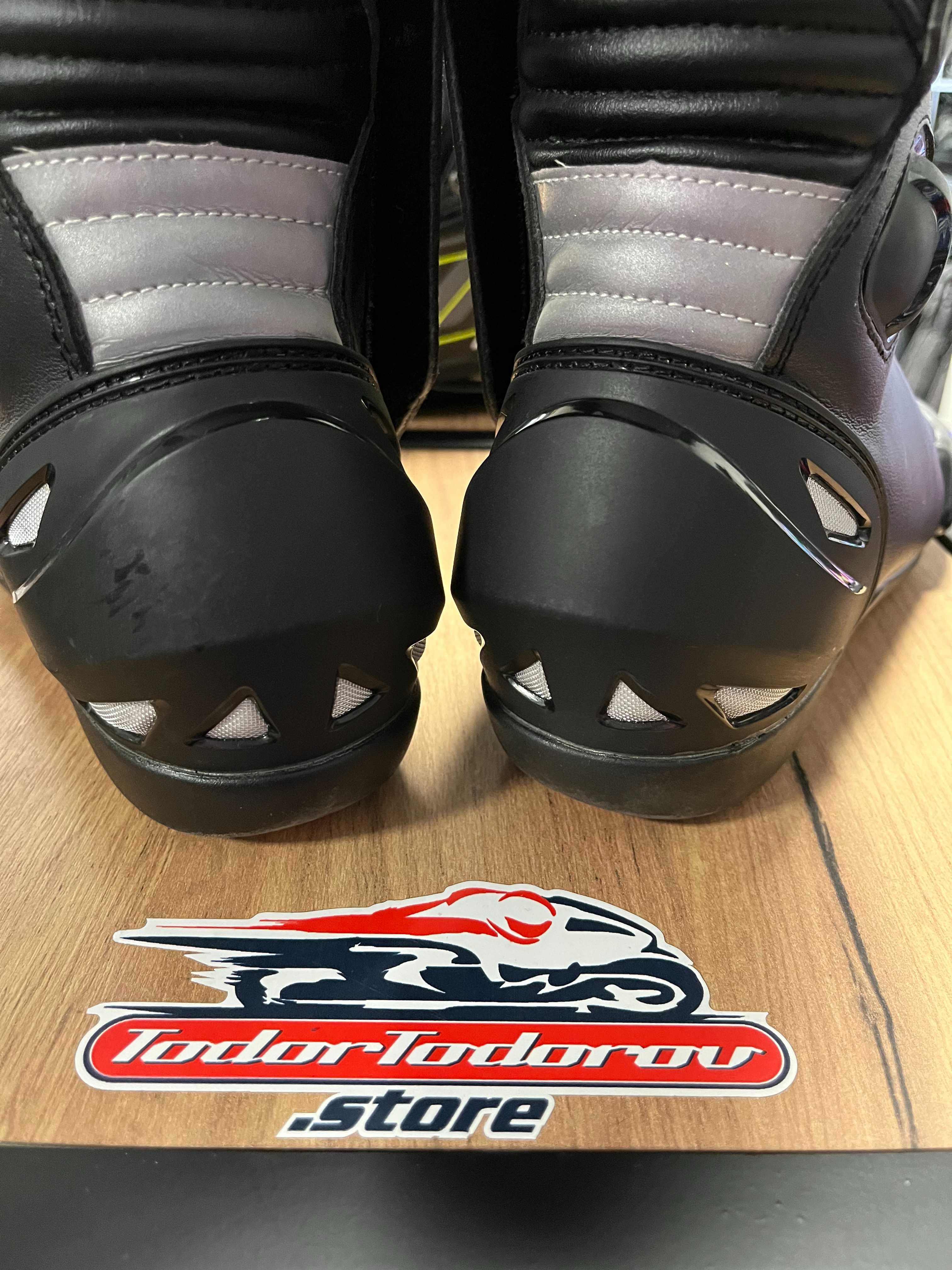 Топ Цена Мото Ботуши ADRENALINE RAPTOR CE BLACK,45,като нови