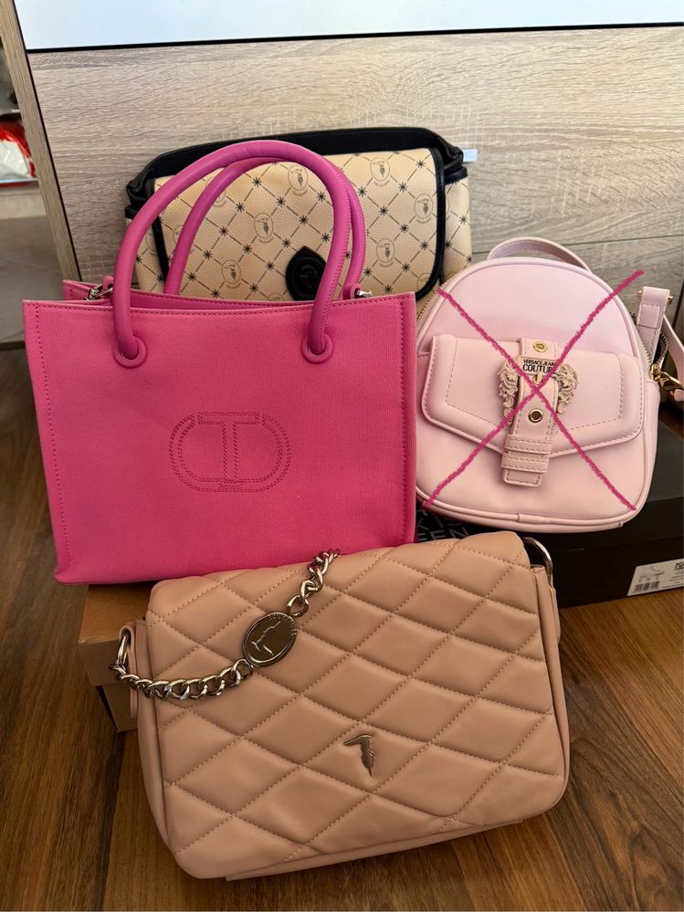 Оригинална дамска чанта Trussardi, Twinset, Ice Play