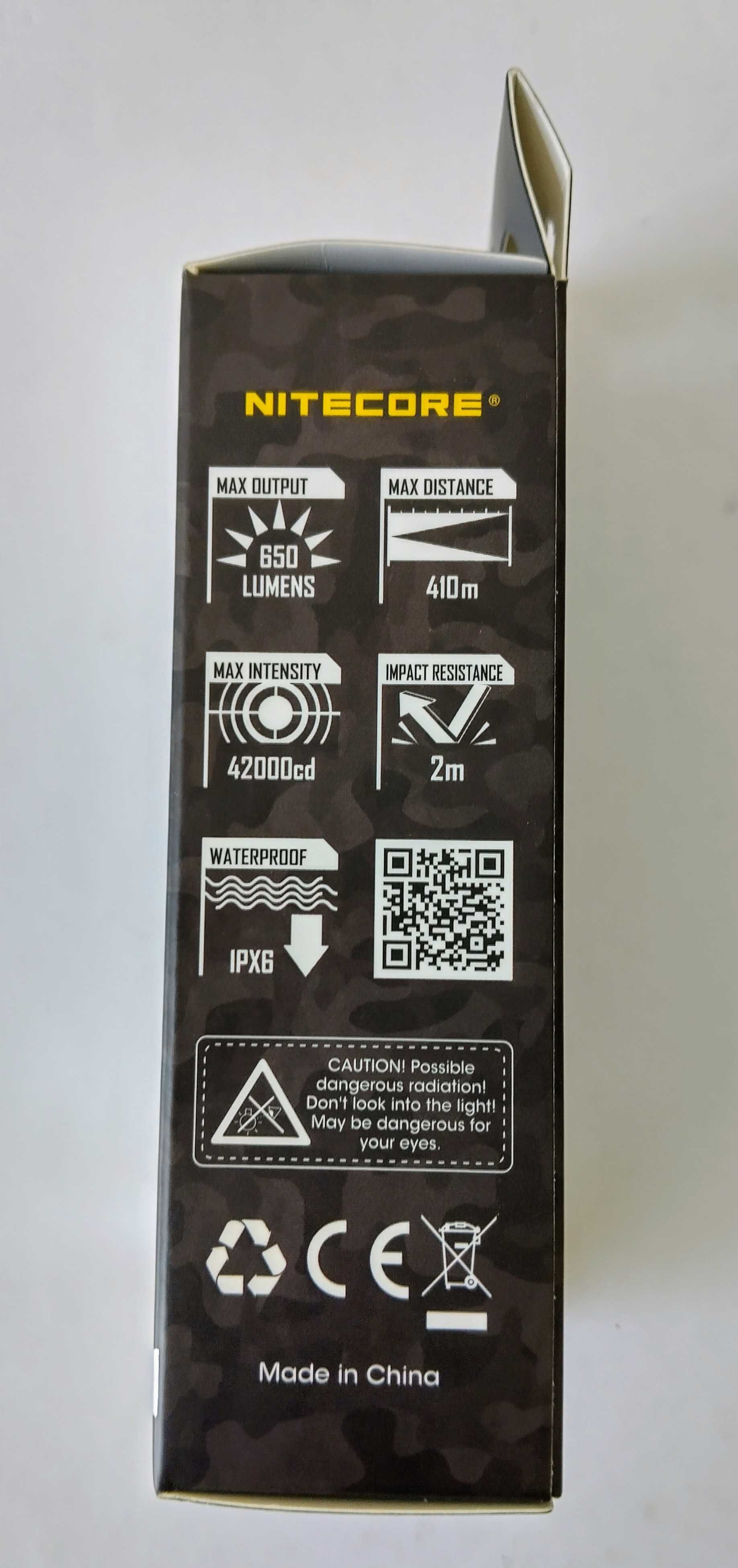 Тактически прожектор за пистолет NITECORE NPL27 410 метра, ЧИСТО НОВ!