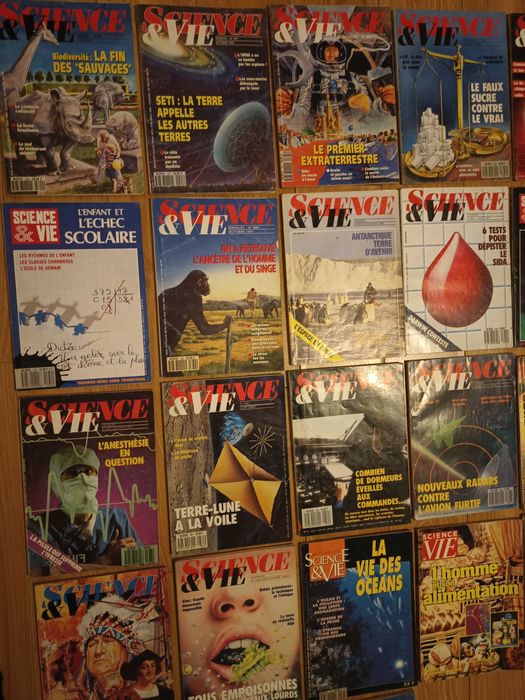 Colectie 21 reviste SCIENCE & VIE anii 1986-'88 ,lb franceza/colecție