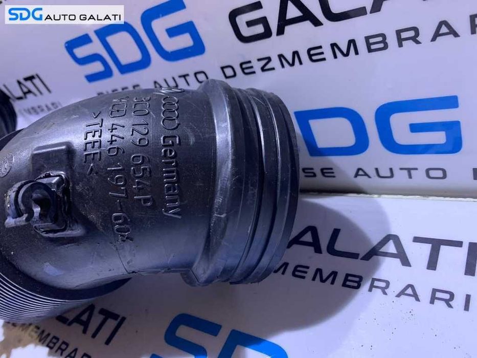 Tub Tubulatura Furtun Conducta Admisie Aer VW Golf 5 2.0 TDI BMN BMM 2004 - 2008 Cod 3C0129654P [D0295]