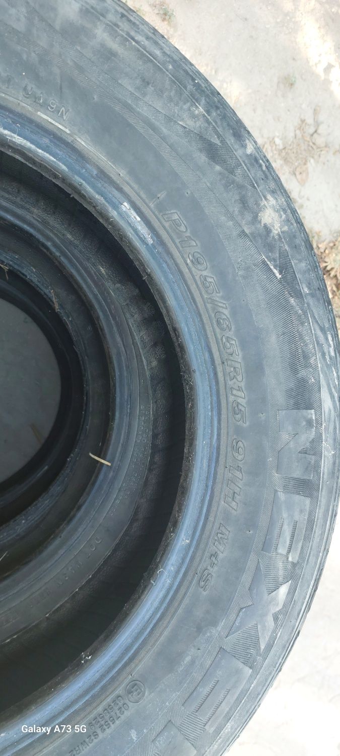 Продам шины бу P195/65R15