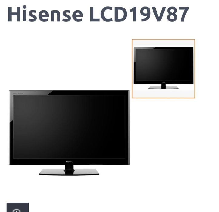 Телевизор Hisense lcd19v87