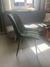Set 2 scaune catifea verde
