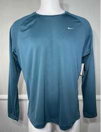 Bluza Nike Miler Running Dri Fit XL Albastru turcoaz ca noua