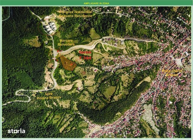 Teren Intravilan - Zona Centrala - Belvedere - Priveliste deosebita