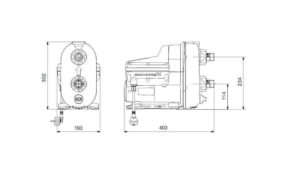 Насос повышения давления GRUNDFOS Scala 2 3-45