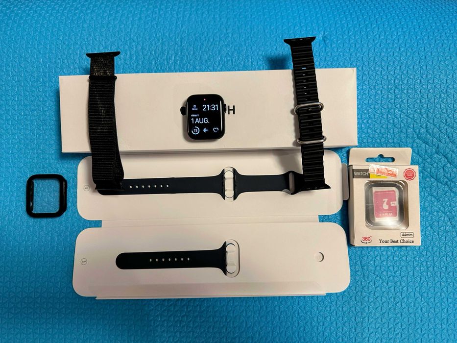 Apple Watch SE Gen-2, CELLULAR, Midnight Aluminium 44mm, Sport Band