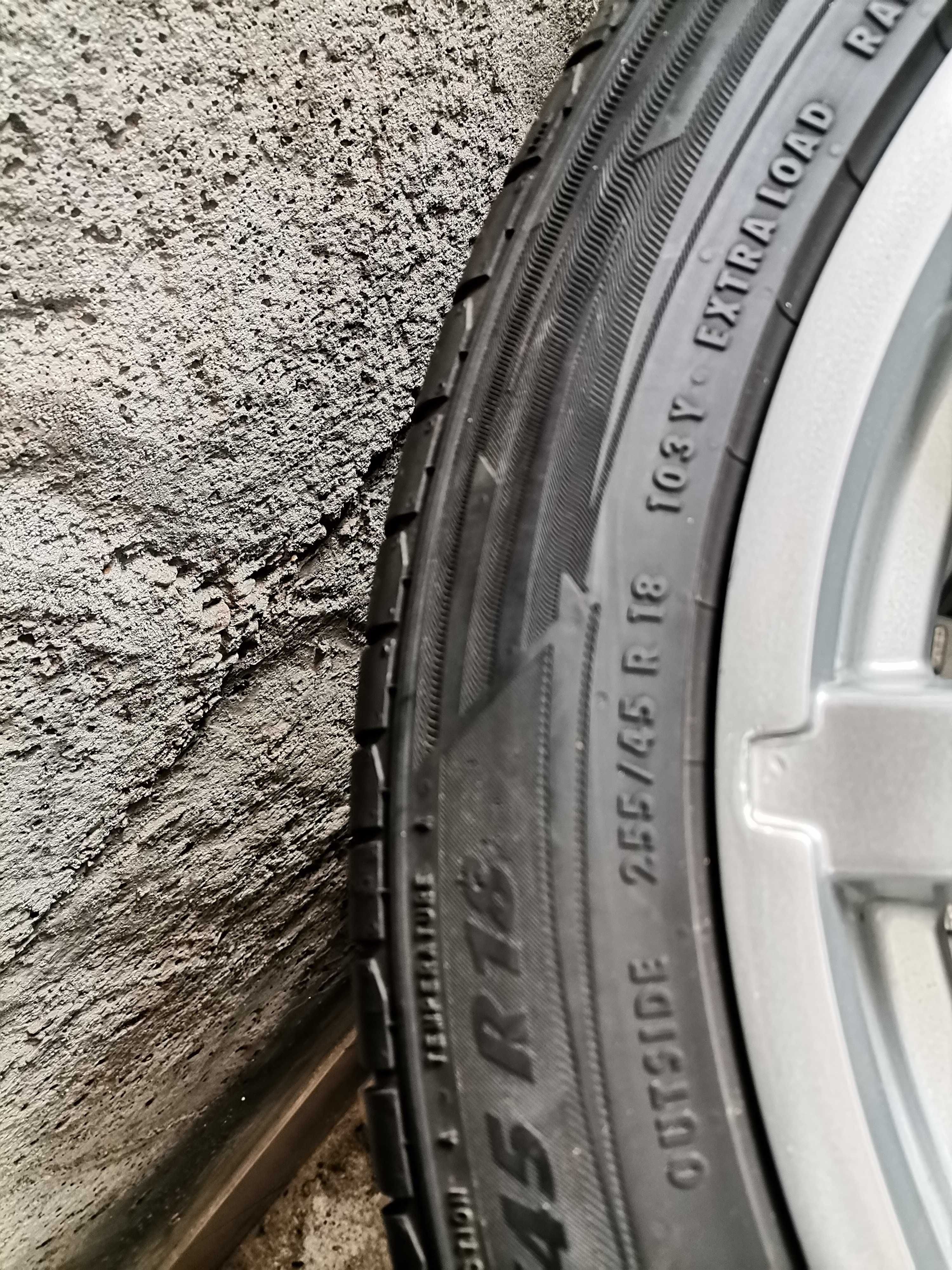 Джанти МАМ 18ки с летни гуми за Мерцедес  255/45/18