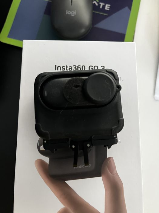Camera Actiune Insta go3 black 128gb Garantie, Stare perfecta