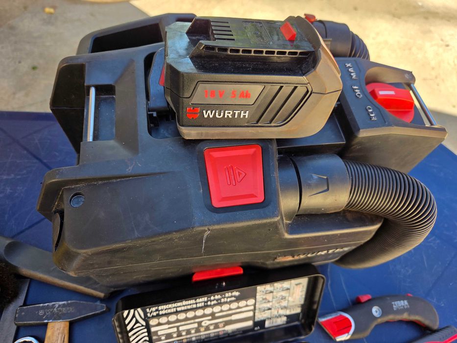 Пълен Комплект Професионални Инструменти WÜRTH ZEBRA 18V – ОТЛИЧЕН