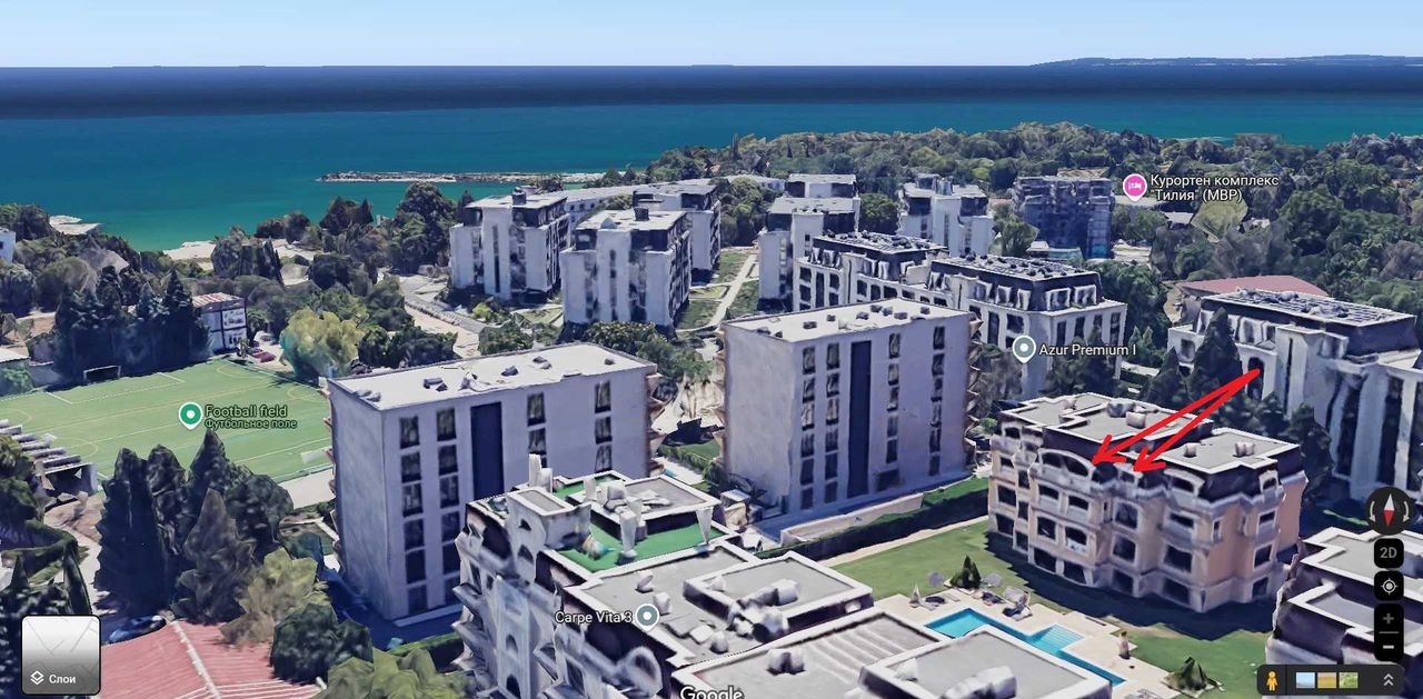 Продава се Двустаен апартамент в к.к. Св.Св. Константин и Елена - 70 кв.м за 3000 €/кв.м - Снимка #2