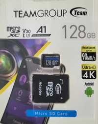 Карта памяти Micro SDXC 128Gb Team Group Elite, Class 10 UHS-I U3