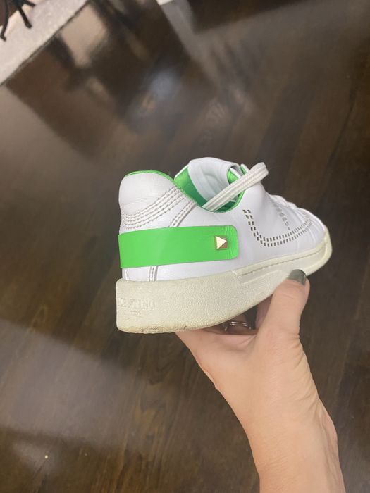 Sneackersi copii VALENTINO GARAVANI albi  36