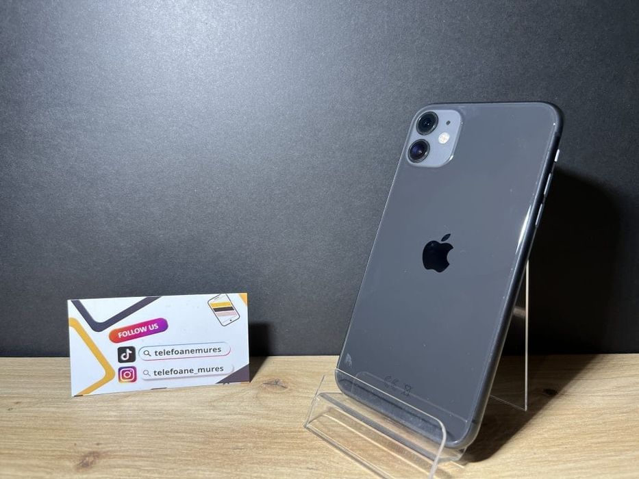iPhone 11 64Gb Black 3 ani garanție, Telefoane Mureș