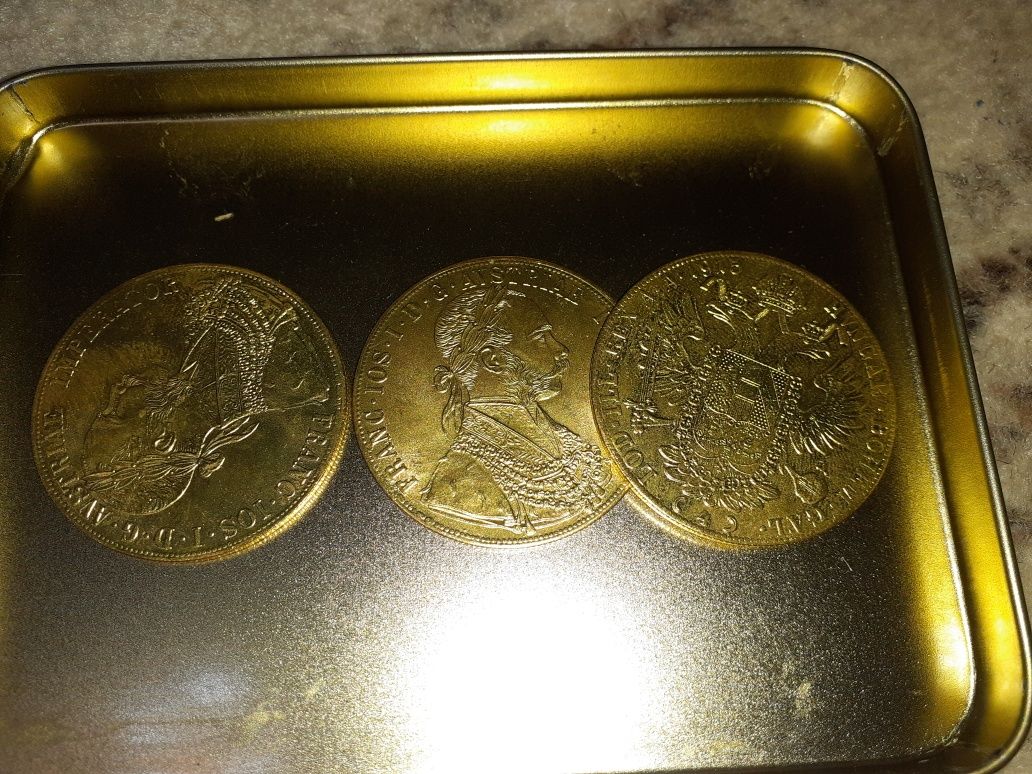 Moneda 1 ducat mare replica placata