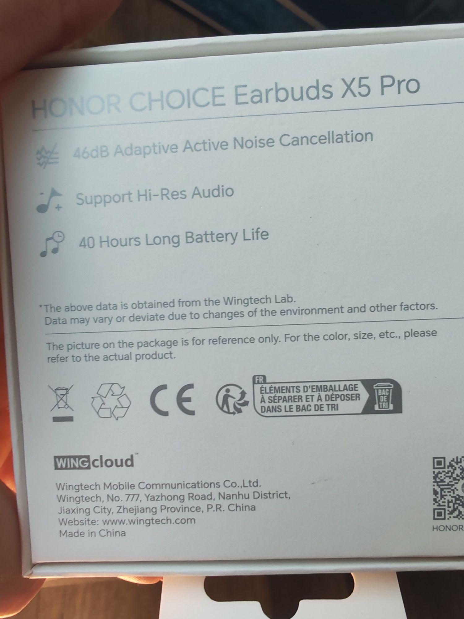Слушалки HONOR CHOICE Earbuds X5 PRO металик зелено
