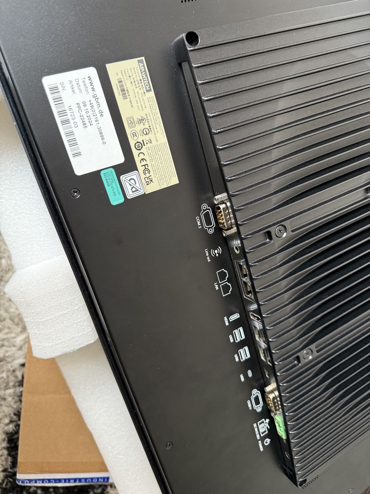 PC Monitor ADVANTECH ppc-321w-pb50a