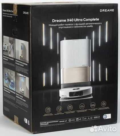 Робот-пылесос Dreame X40 Ultra Complete Высокое Качество Очистки!