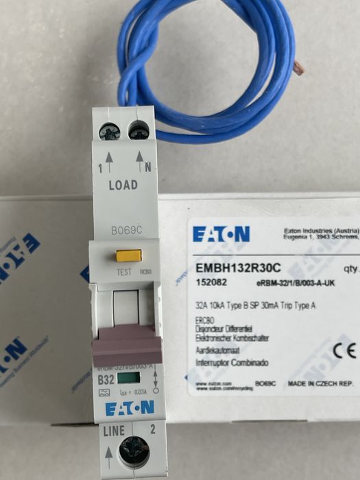 Siguranta electrica diferentiala Rcbo B32 si B16
