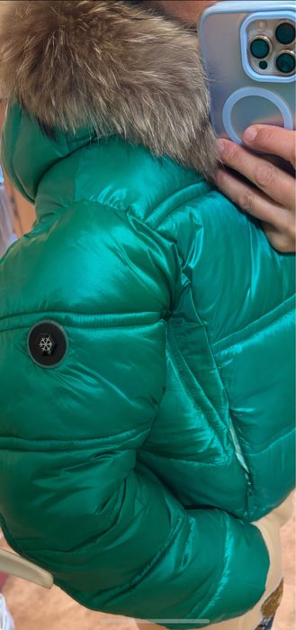 Дамско яке с естествен косъм