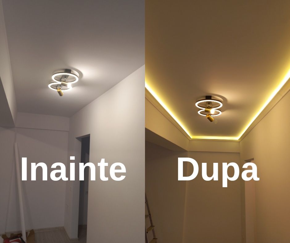 Electrician Bucuresti-Ilfov - Montaj corpuri de iluminat - Banda Led