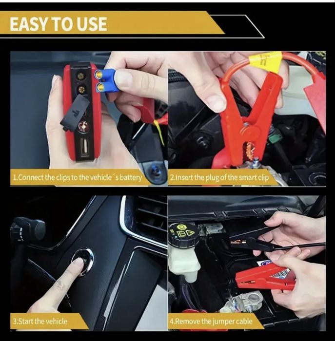 Robot pornire auto baterie descarcata/Car Jump Starter/NOU