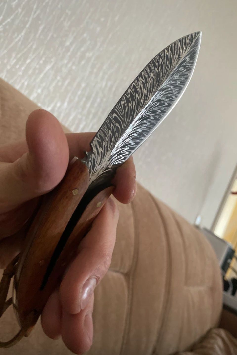 Нож перо цельнометаллический