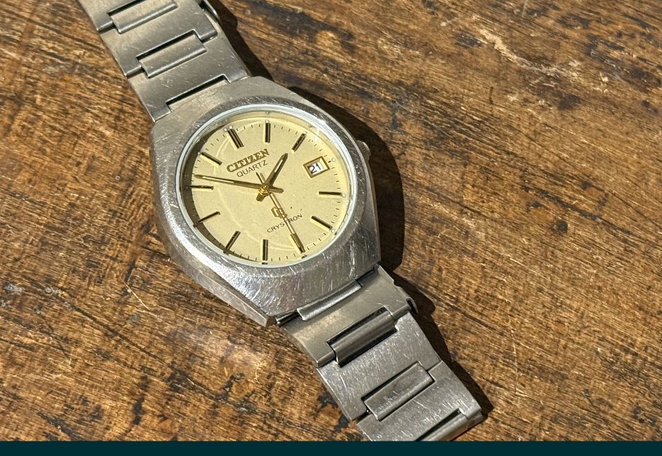 Ceas Citizen CQ quartz frumos de colectie bratara originala