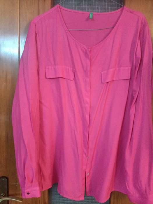 Bluza ciclamen  United Colors of Benetton