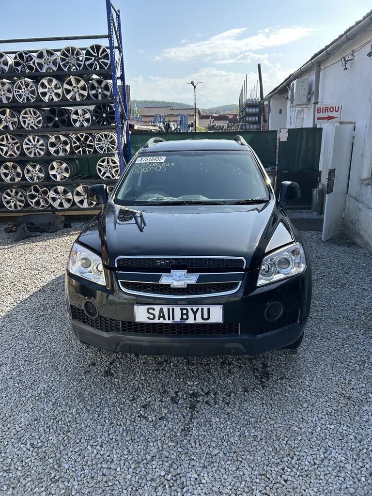 Bara fata Chevrolet Captiva 2006 - 2011 Negru (1241) model fara spalatoare far