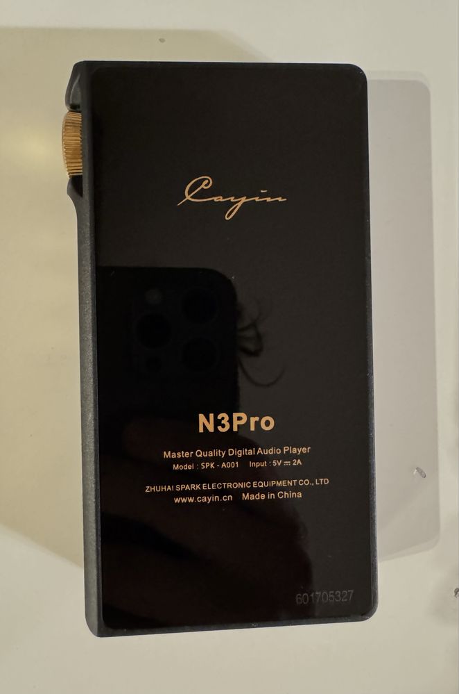 Cayin N3 Pro (лампов плеър) + Cayin Fantasy IEM (слушалки)