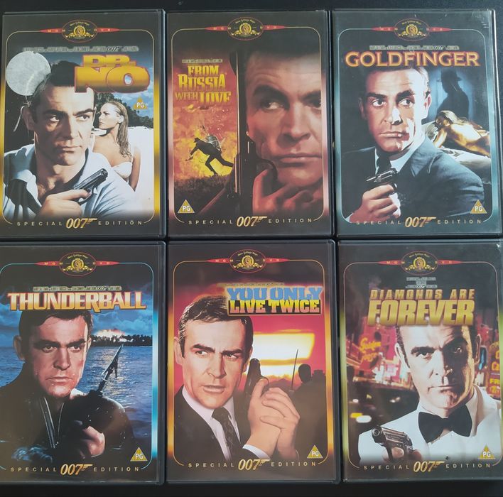 DVD Джеймс Бонд /с Шон Конъри/ 6те филма