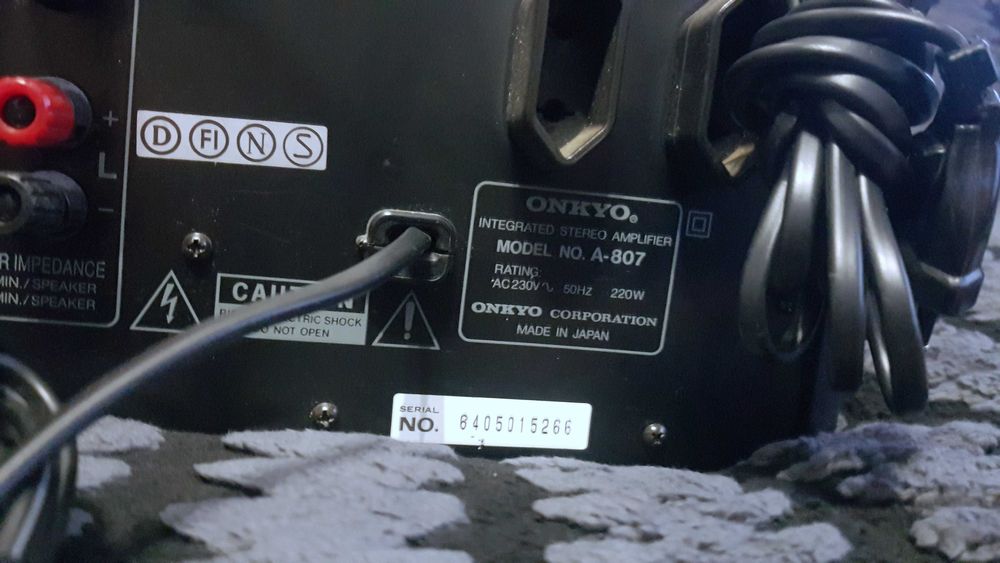 set ONKYO INTEGRA amplificator A-807 + cd-player DX-701