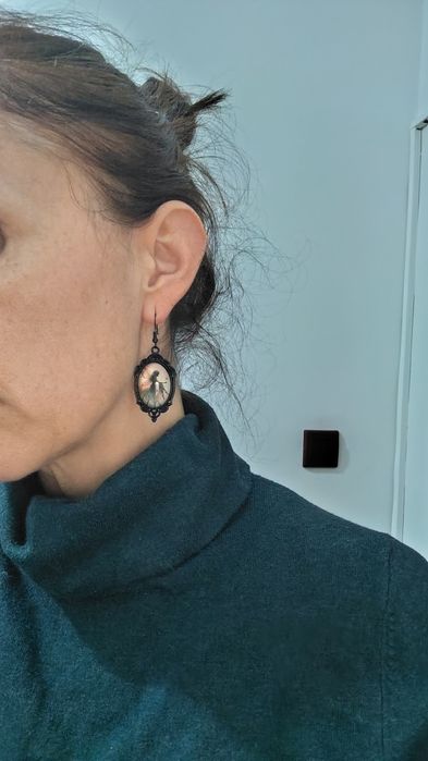 Дамски винтидж  Обеци