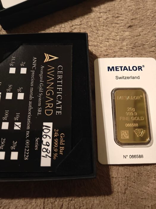 Lingou aur 20 g de vânzare