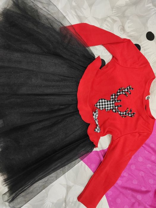 Детски коледни рокли и ботушки  21н.